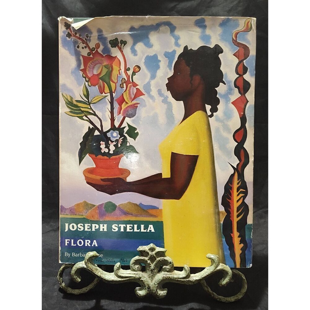 JOSEPH STELLA: FLORA By Barbara Rose & Timothy A. Eaton - Hardcover Dust Jacket